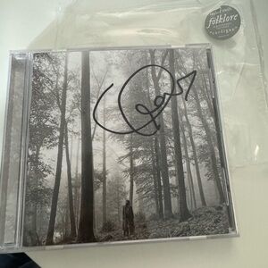 Signed Taylor Swift Folklore CD